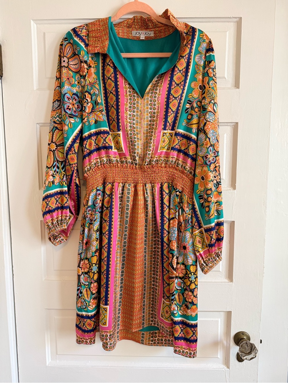 Joy Joy Printed Mini Dress